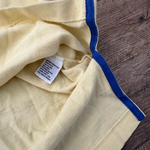 Vintage Polo Ralph Lauren Polo Shirt Mens Large Yellow - Picture 4 of 5